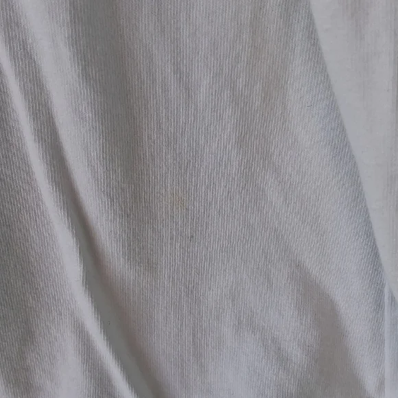 Champion White Long Sleeve Tee with Navy & Red Logos - Picture 3 of 6